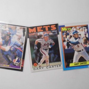 Gary Carter(3)Cards Baseball